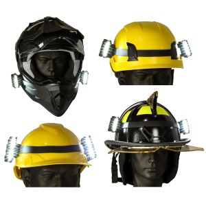 Pasek na kask z dwoma mocowaniami magnetycznymi