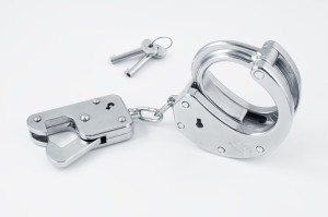 Kajdanki na ręce Clejuso Nr 17 ciężkie z kotwicą